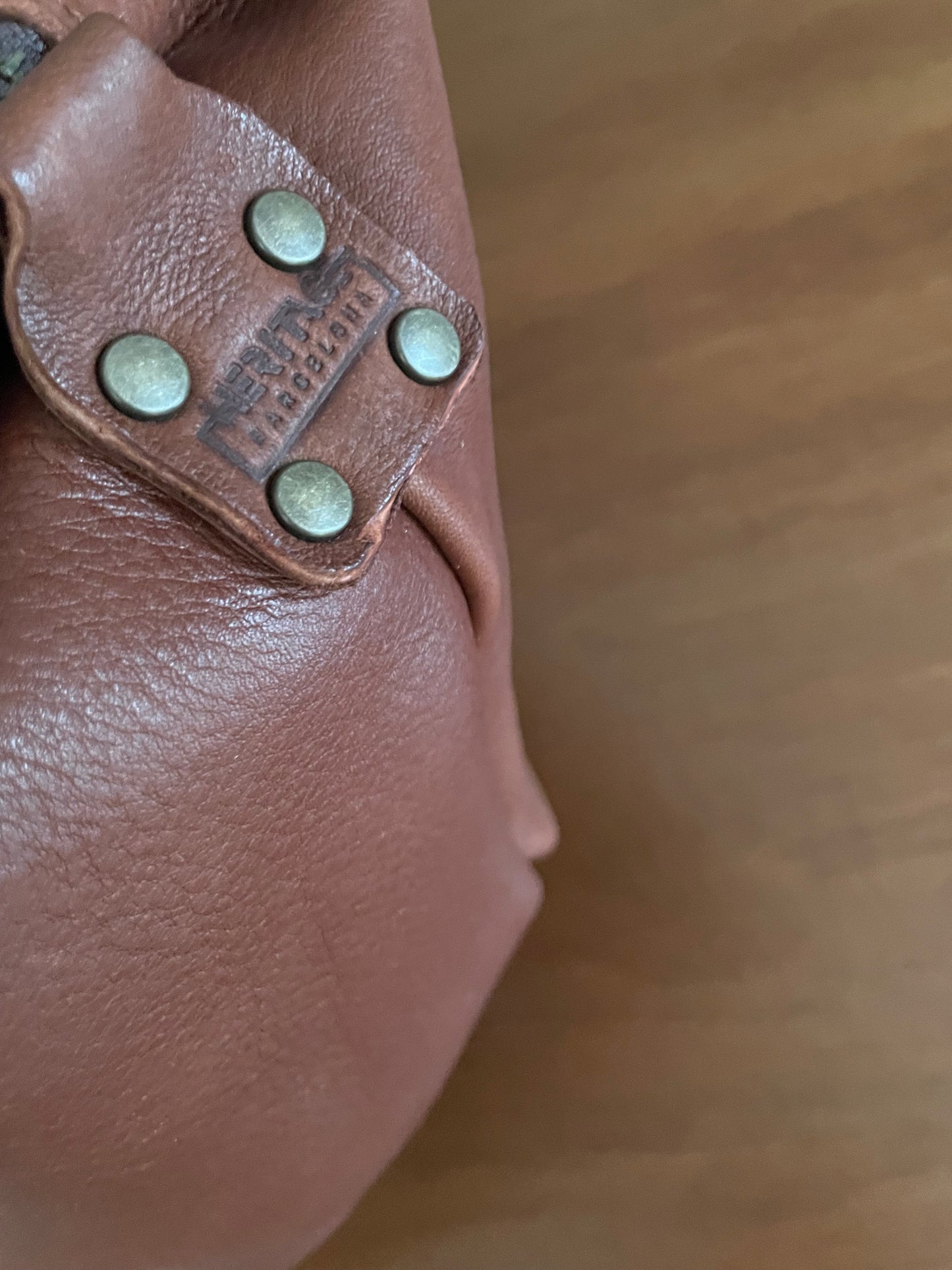 Personalized Leather Travel Bag – Handmade Weekender Duffel with Initials | Heritage Barcelona