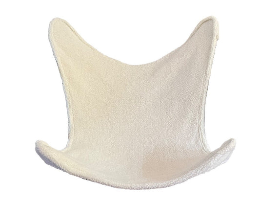 Handmade Butterfly Chair Cover – Soft Synthetic Sheepskin Fur, Durable & Cozy