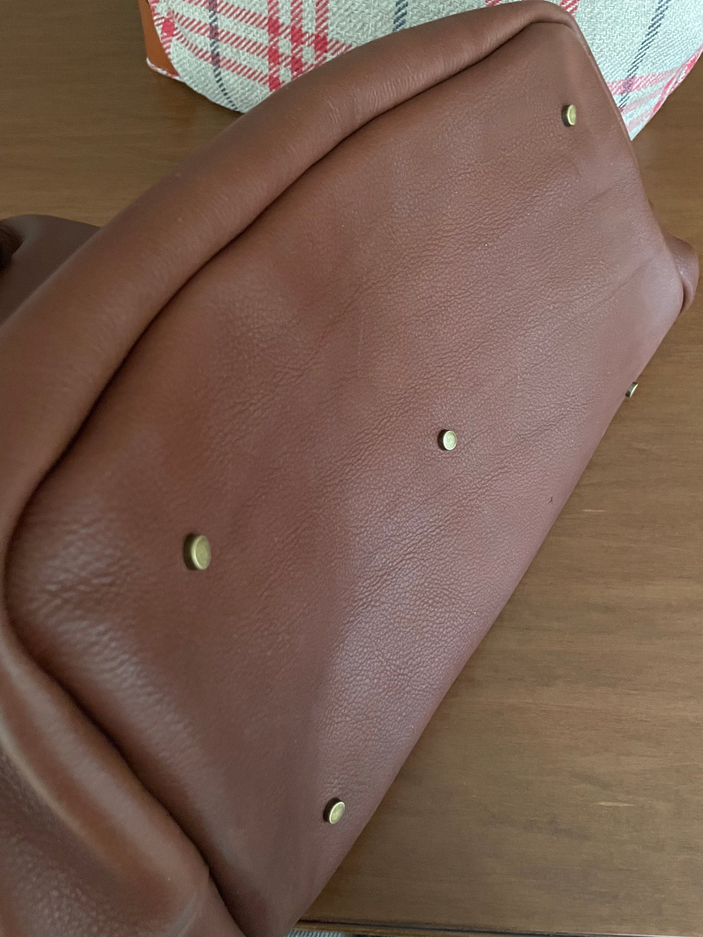 Personalized Leather Travel Bag – Handmade Weekender Duffel with Initials | Heritage Barcelona