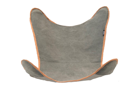 Custom Handmade Butterfly Chair Cover – 100% Cotton Canvas, Personalized Chair Slipcover with Choice of Trim